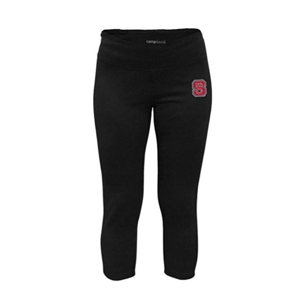NCAA Womens S Active Lifestyle Pants NC State Wolfpack Black Crosstown Cropped